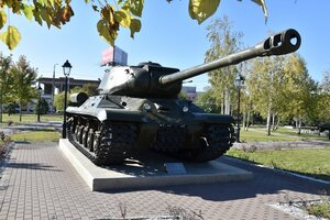 Тяжёлый танк ИС-2 (Krasnodar, park Patriot), monument to technology
