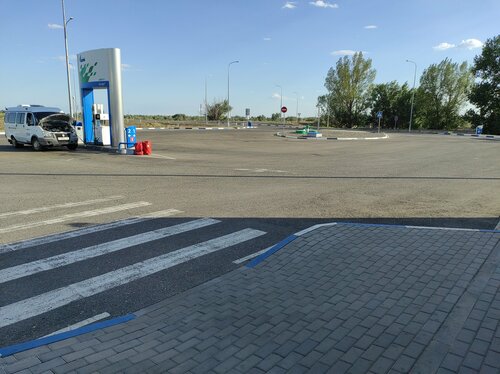 АГНС, АГЗС, АГНКС Газпром газомоторное топливо, Астраханская область, фото