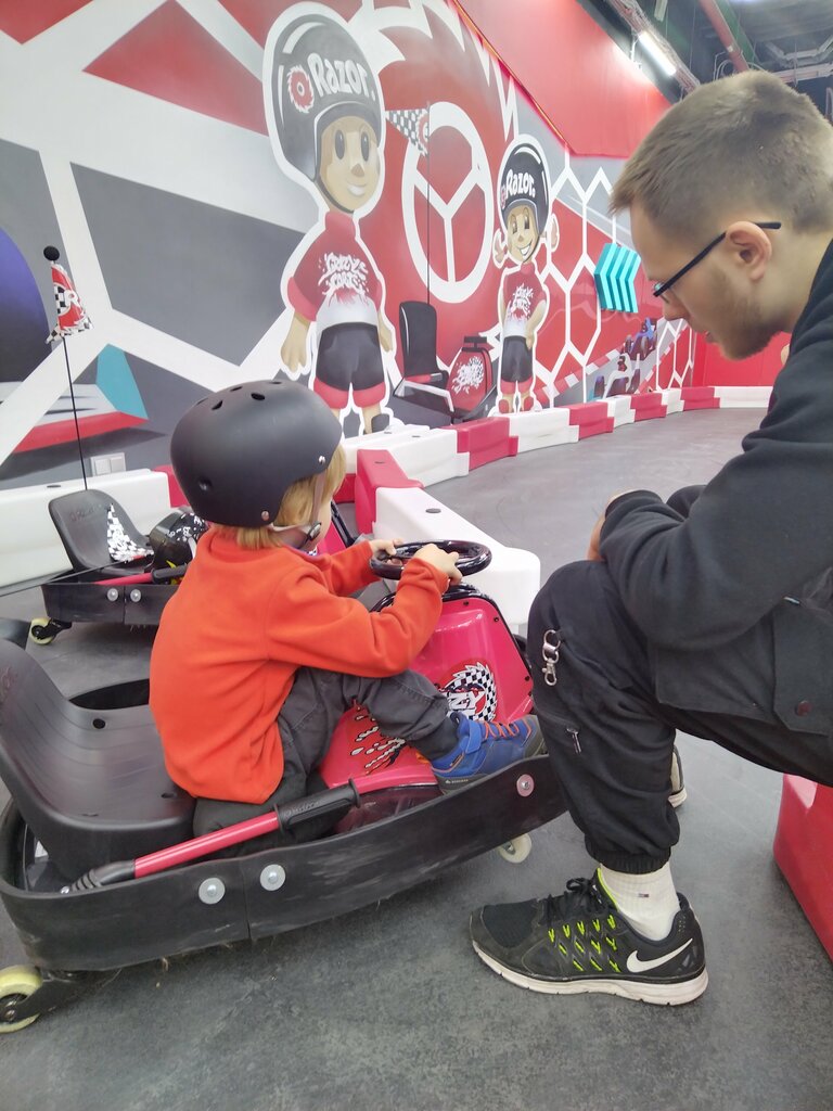 Crazy Cart Drift carting, children events' organization, Russia, Moscow, Altufye