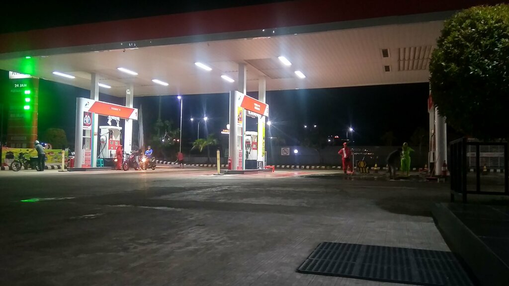 Gas station Pertamina, East Kalimantan, photo