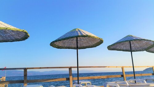 Гостиница Assos Nazan Motel Restoran Beach в Айваджике