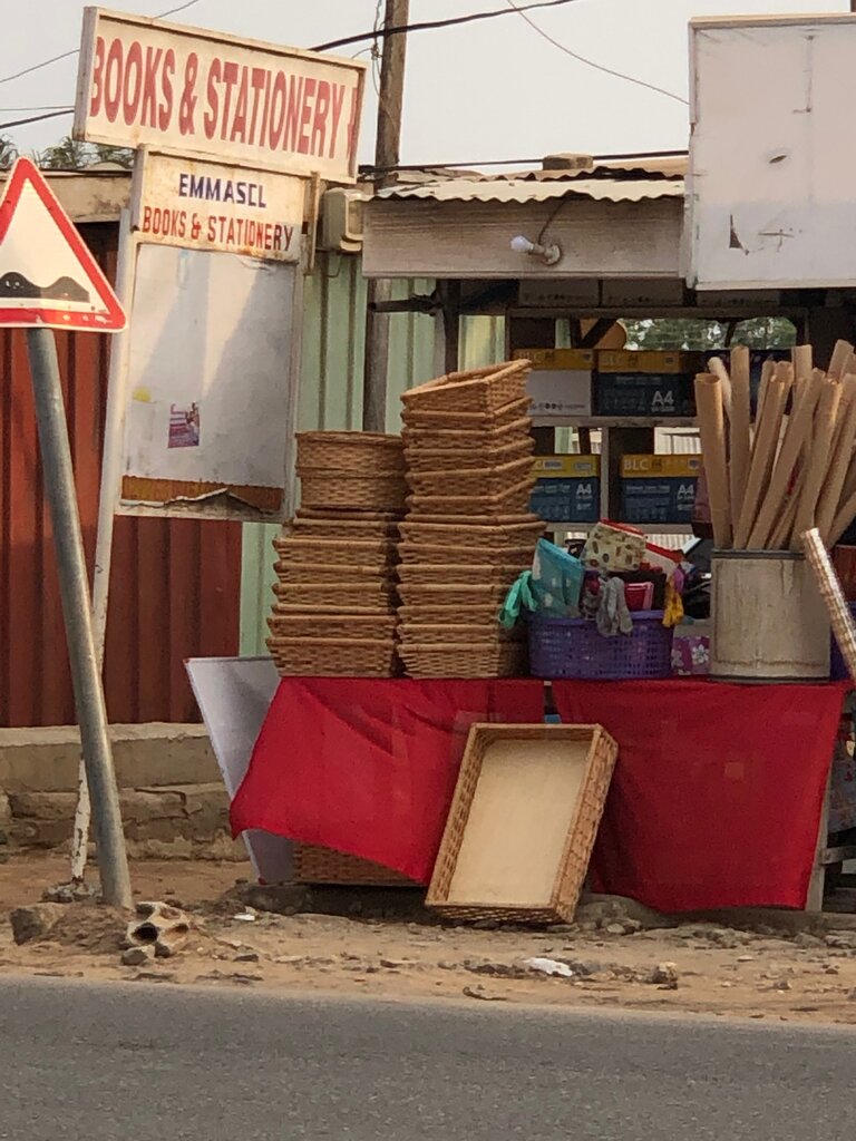 Bookstore Emmase Stationary and Books, Accra, photo