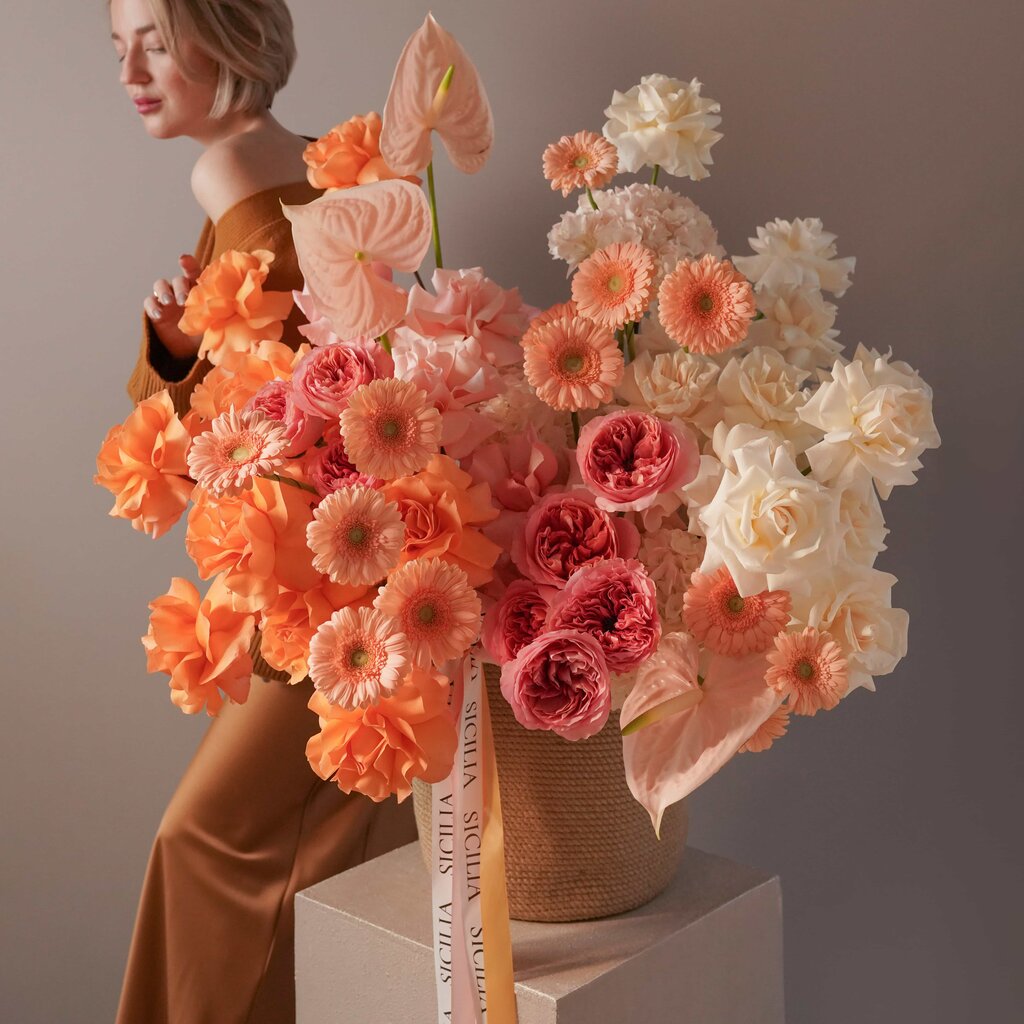 Flowers and bouquets delivery Sicilia Flowers, Moscow, photo