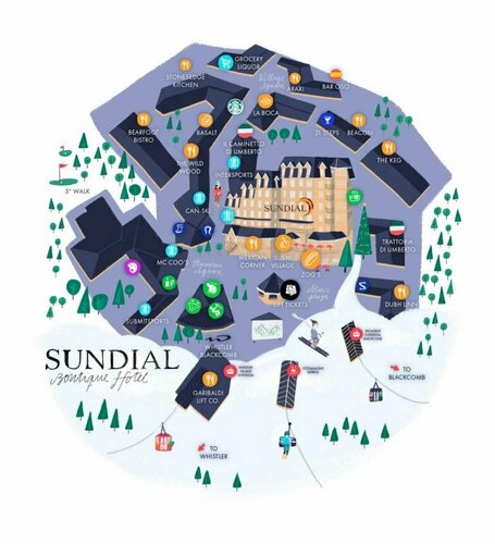 Гостиница Sundial Hotel в Уистлере