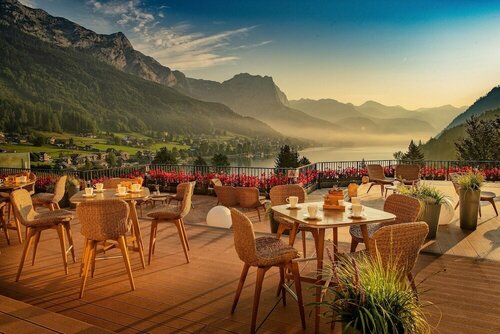 Гостиница Mondi Chalets am Grundlsee