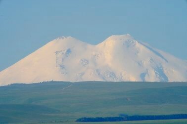 Mountain peak Bol'shoye Sedlo Mount, Stavropol Krai, photo