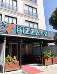 Pizza V (İstanbul, Kadikoy, Bostancı Mah., Papatya Sok., 1A) ، محل صنع البيتزا