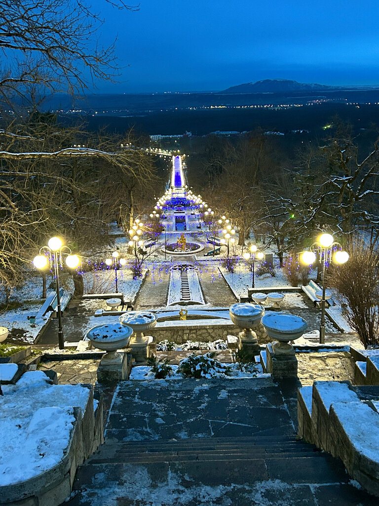 Landmark, attraction Мост влюблённых, Zheleznovodsk, photo