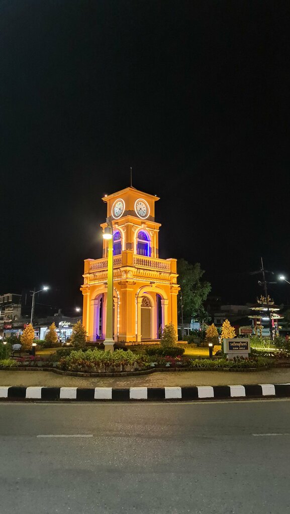Landmark, attraction Surin Circle Clock Tower, Phuket, photo
