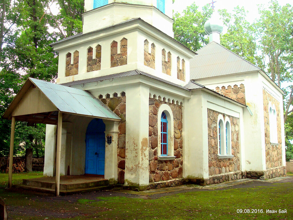 Orthodox church Church of the Dormition in Mańkavičy, Vitebsk District, photo