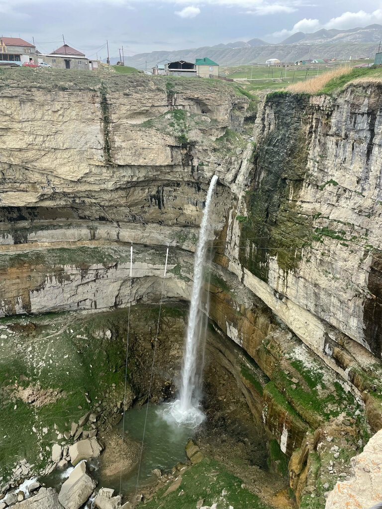 Waterfall Tobot, Republic of Dagestan, photo