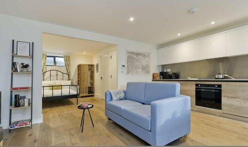 Гостиница Luxury one Bedroom Greenwich Studio Apartment Near Canary Wharf by Underthedoormat в Лондоне