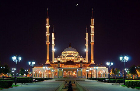 Mosque Central Mosque Heart of Chechnya Named After Akhmat Kadyrov, Grozniy, photo