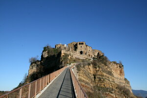 Civita di Bagnoregio (Lazio, Viterbo, Via dei Bagni), landmark, attraction