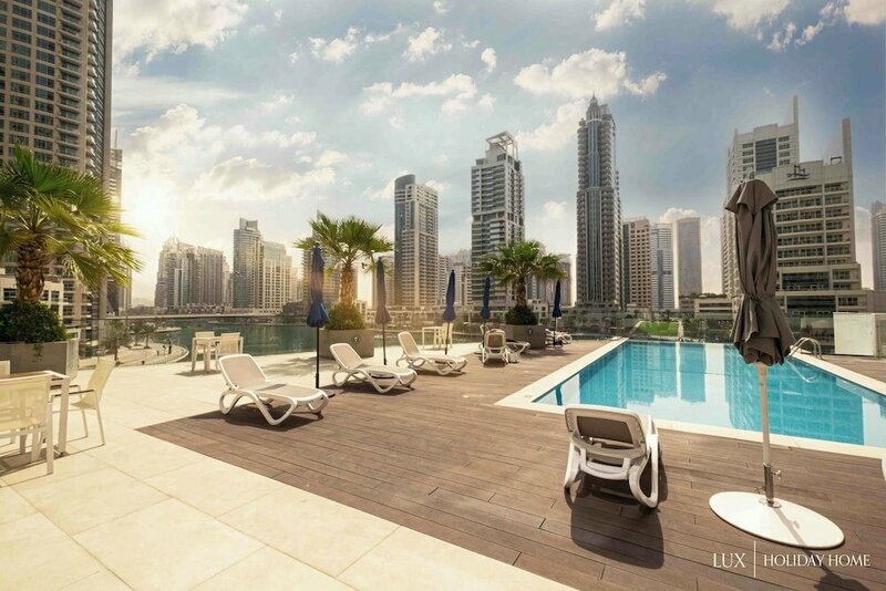 Апартаменты Lux Contemporary Suite in Dubai Marina 2 в Дубае