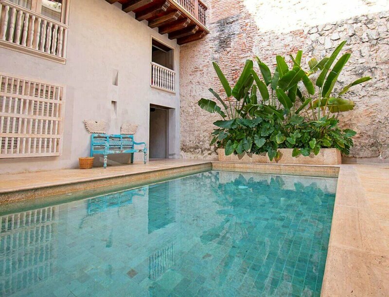 Гостиница Hdl-f Hotel Room in the Historic Center With Pool and Wifi в Картахене