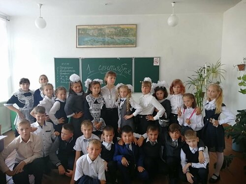 Общеобразовательная школа ОУ Пристанская школа, Омская область, фото