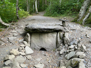 Dolmen (Krasnodar Territory, Sochi Resort City Urban District, Urban-Type Settlement of Krasnaya Polyana, mikrorayon 2-y Sadovy), landmark, attraction