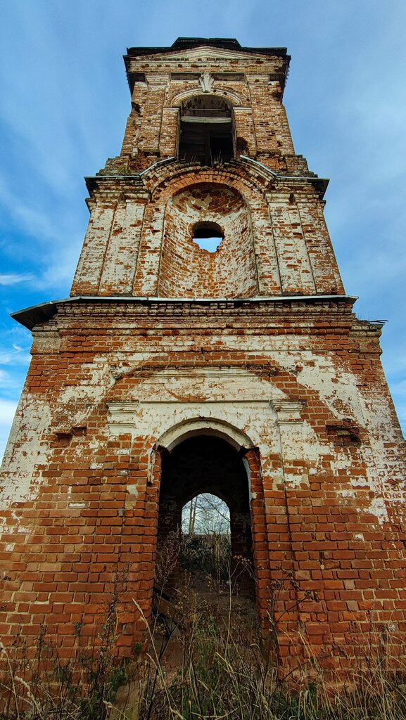 Orthodox church Tserkov Polozheniya Poyasa Bozhiyey Materi V Khalkopratii, V Bogorodskom, Vologda Oblast, photo