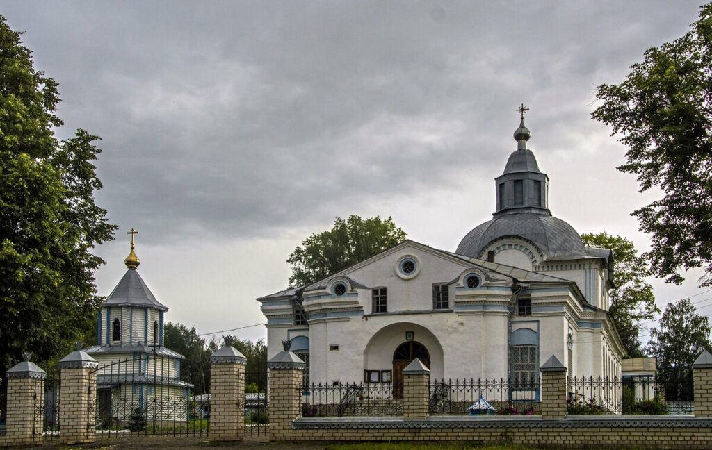 كنيسة أرثوذكسية Spasa Nerukotvornogo Obraza v Kumyonakh Church ، مقاطعة كيروف، صورة