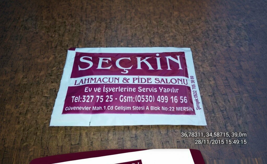 Кафе Seçkin Lehmacun, Мерсин, фото