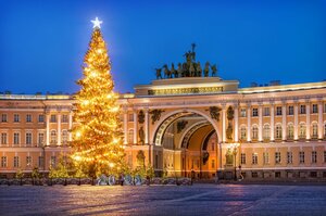 Дворцовая площадь (Saint Petersburg, Palace Square), landmark, attraction