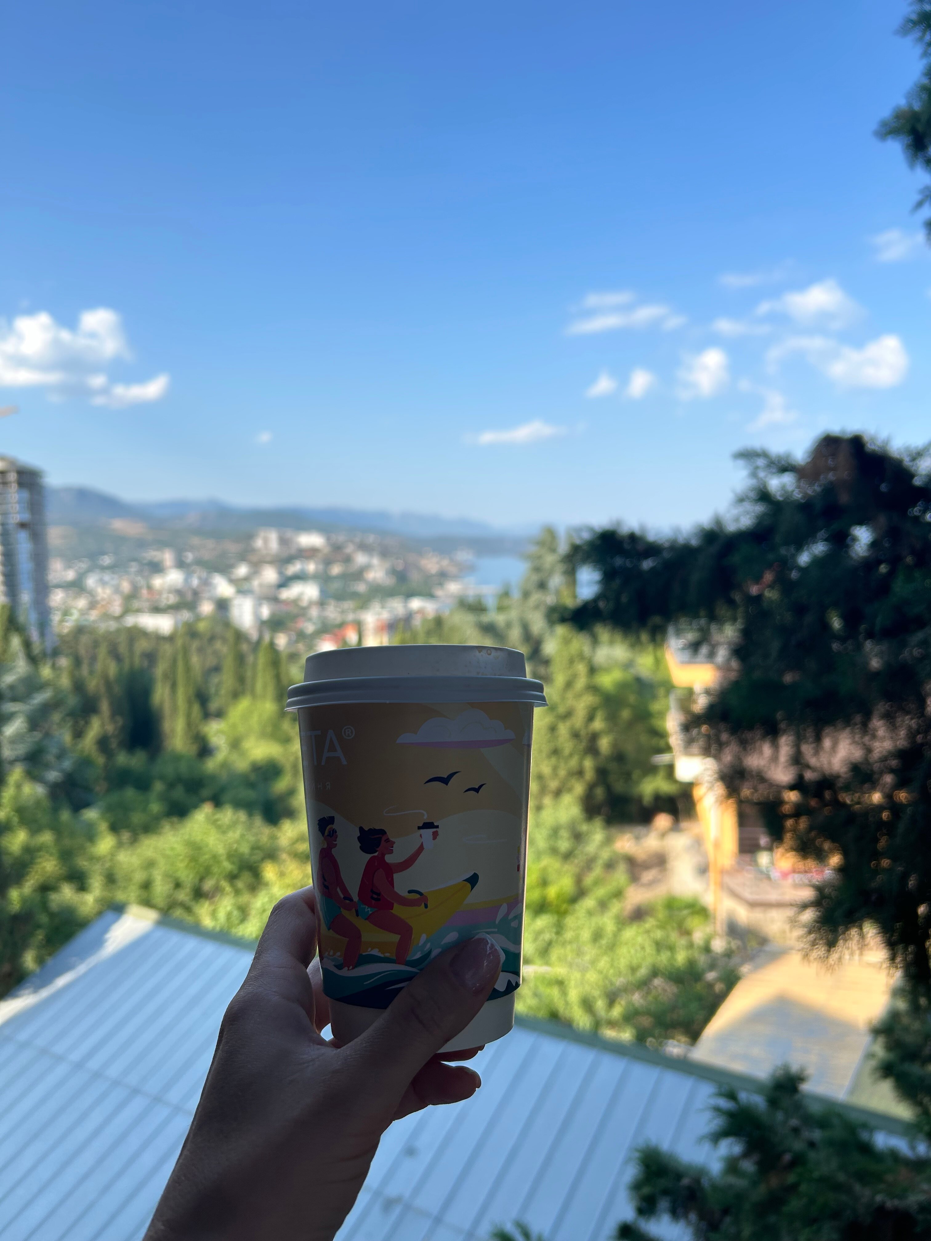 Фото Алушта на ладони