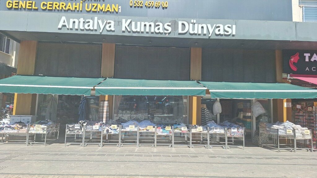 Manufacture and sale of textiles Antalya Fabric World, Antalya, photo