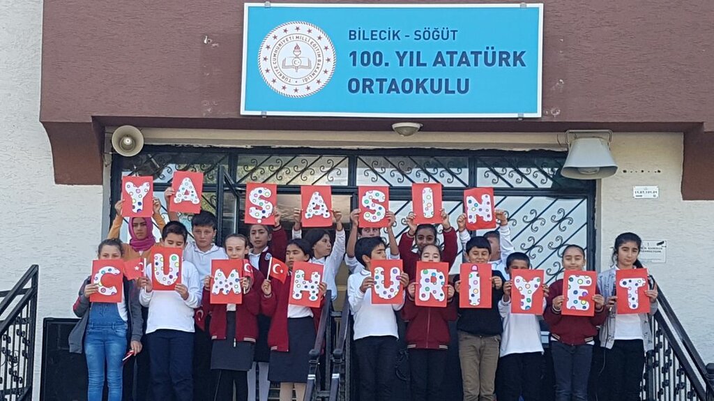 School 100th Year Ataturk Middle School, Sogut, photo