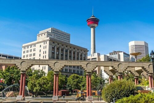 Внешний вид отеля Homewood Suites by Hilton Calgary Downtown в Калгарях, фото 4