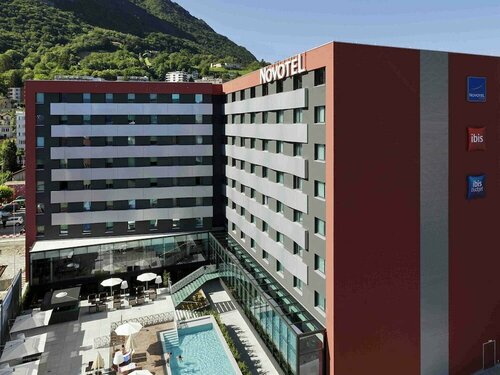Внешний вид отеля Novotel Lugano Paradiso в Лугано, фото 2