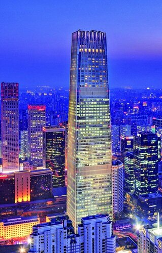 Внешний вид отеля China World Summit Wing, Beijing в Районе Чаояне, фото 1