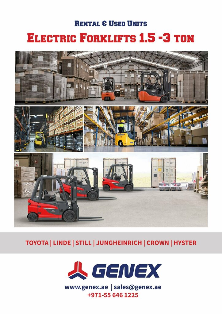 Rental of construction and special equipment GENEX Industrial Equipments LLC, Sharjah, photo