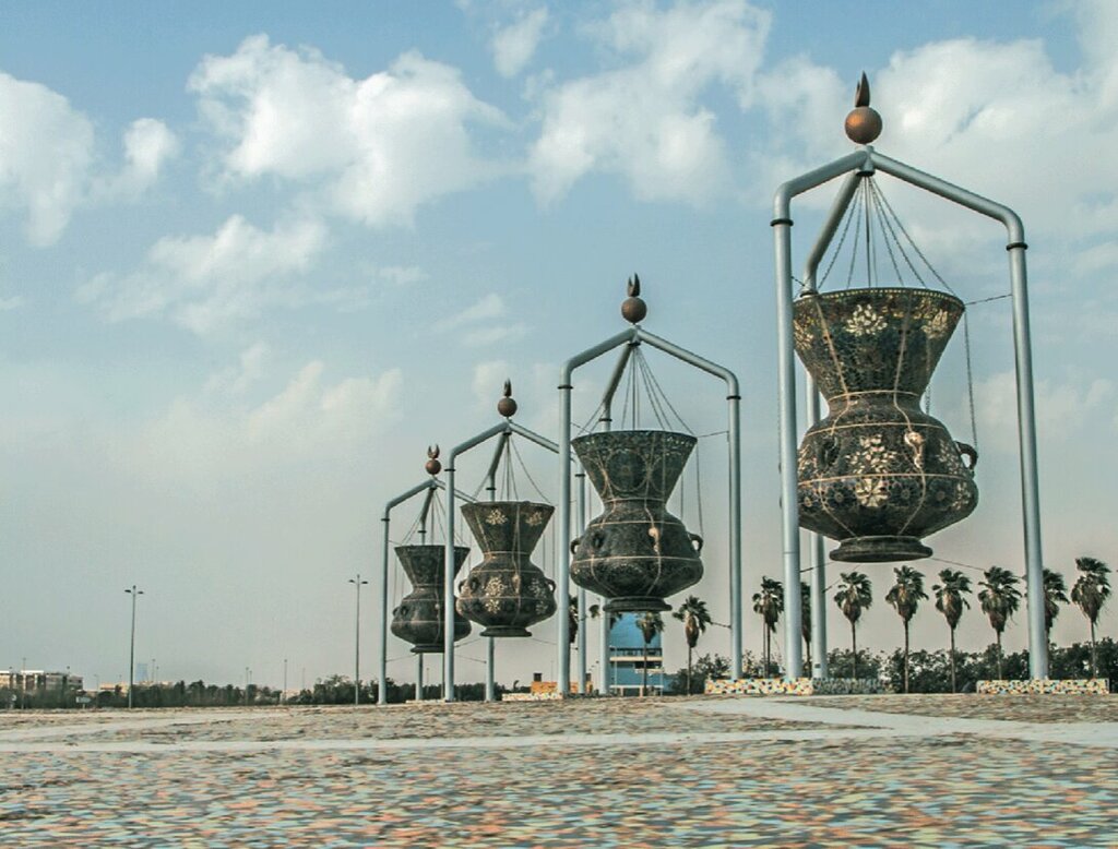 نصب تذكاري، نحت The Four Lanterns ، جدة، صورة