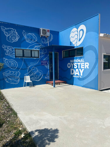 Pesca, piscicultura Oyster farm Crimean seafood, , foto