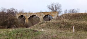 Мост миллеровской железной дороги (Волгоградская область, Жирновский район, рабочий посёлок Красный Яр), достопримечательность в Волгоградской области