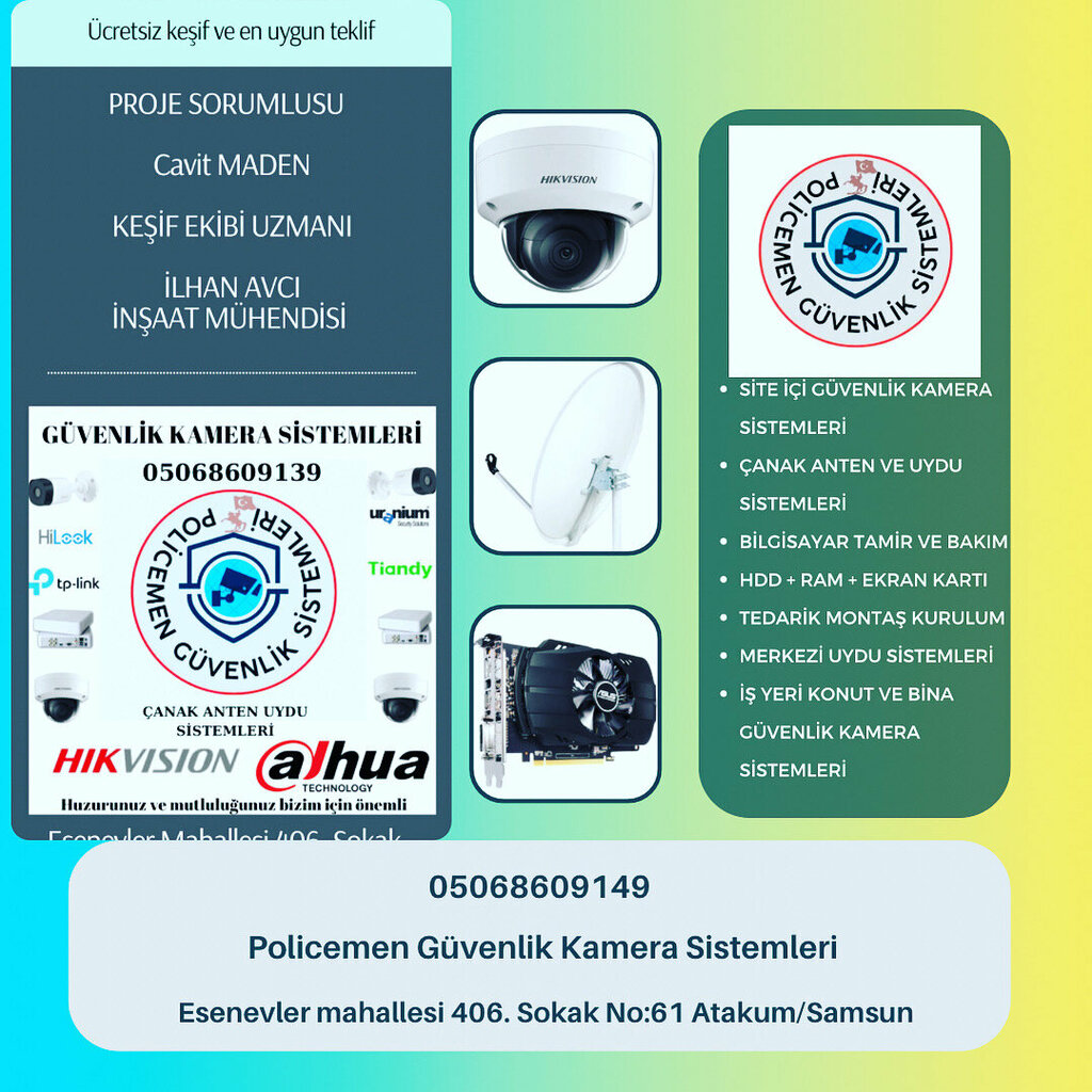 Security and alarm systems Policemen Security Camera Systems, Samsun, photo