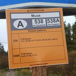 Мыза (Leningrad Region, 41K-513), parada de transporte público