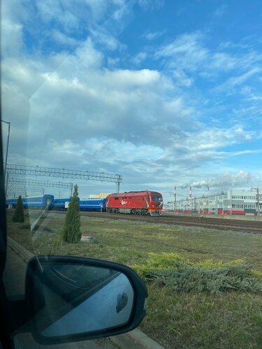 Yük istasyonu Bagatyrova Station, Minskaya oblastı, foto