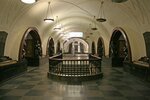 Metro Ploschad Revolyutsii (Moscow, Arbatsko-Pokrovskaya Line, Ploschad Revolyutsii metro station), metro station