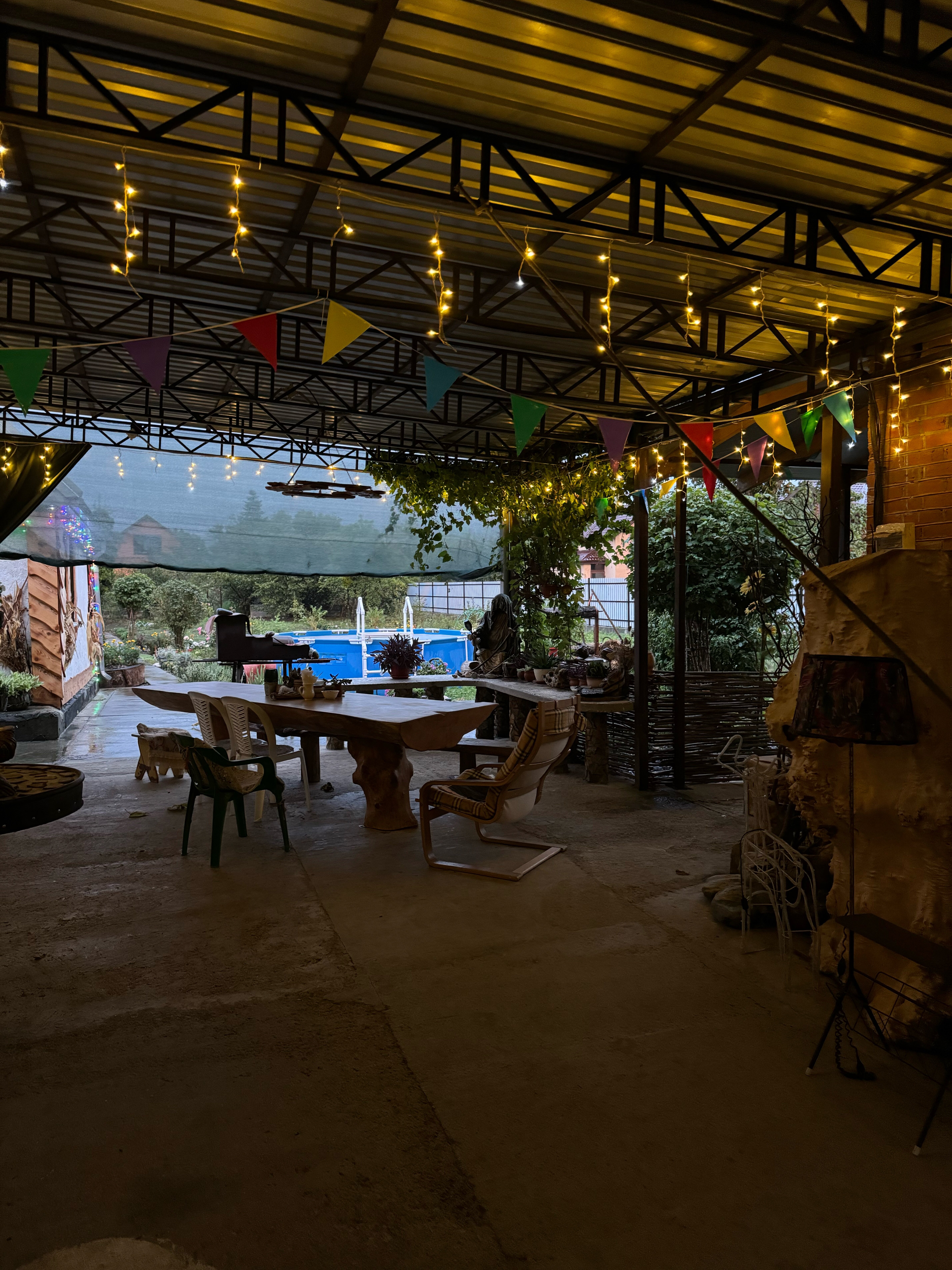 Фото Домик с камином