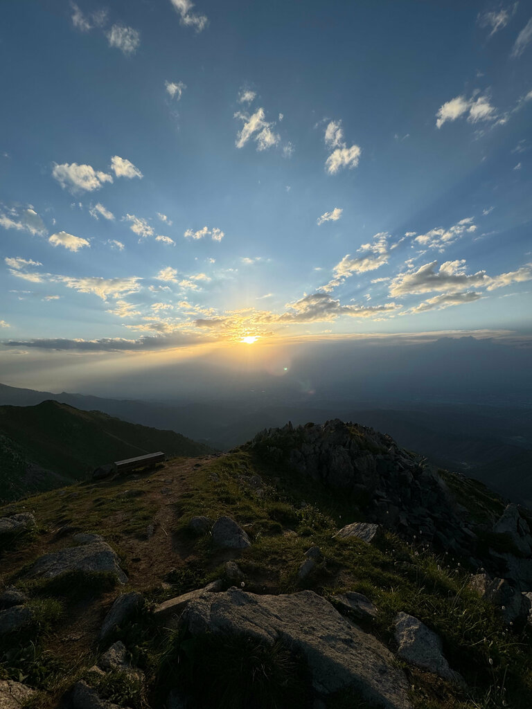 Mountain peak Furmanov Hill, Alma‑Ata District, photo