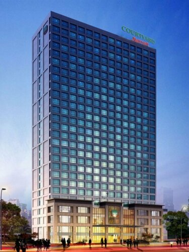 Гостиница Courtyard by Marriott Shanghai Central в Шанхае