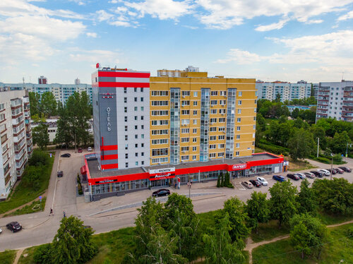 Внешний вид отеля Яхонты Авиатор Ульяновск в Ульяновске, фото 2