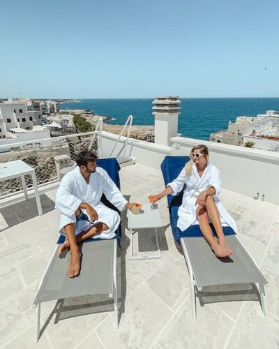 Внешний вид отеля Antico Mondo Rooms & Suites в Полиньяно-а-Маре, фото 4