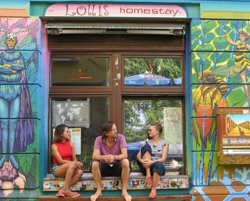 Внешний вид отеля Lollis Homestay - Hostel в Дрездене, фото 3