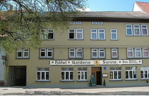 Гостиница Hotel Goldene Sonne в Арнштадте