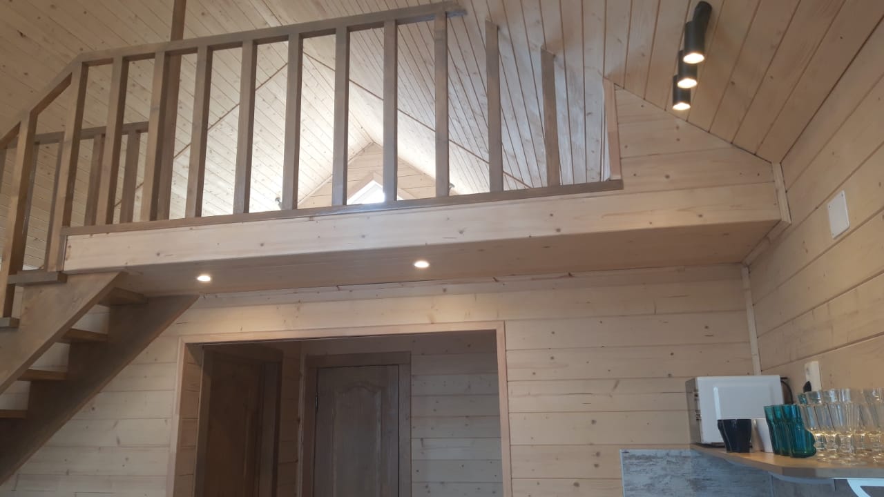 Фото Синий дом у пляжа