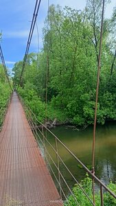 Подвесной мост (Воронежская область, река Девица), достопримечательность в Воронежской области