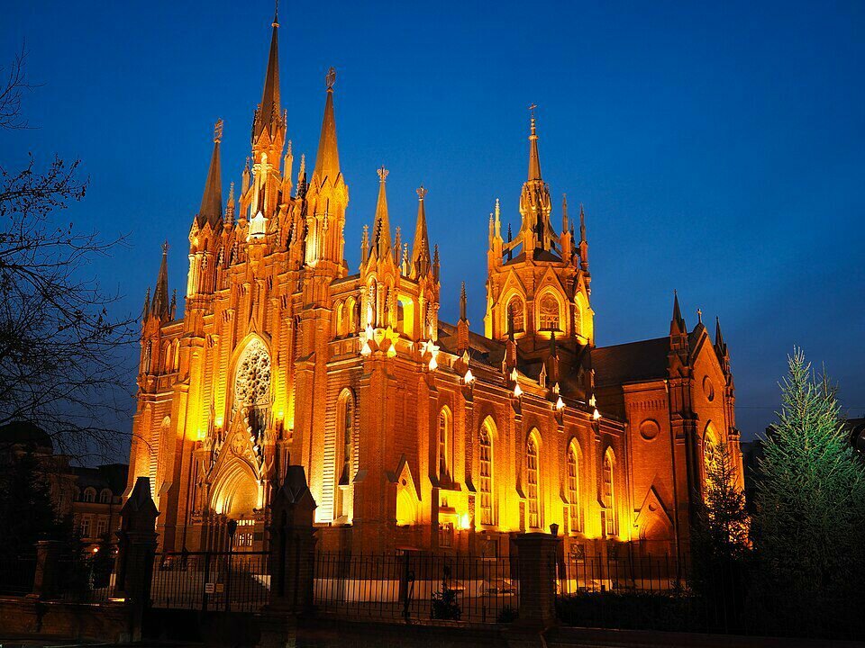 Catholic church Cathedral of the Immaculate Conception of the Mother of God, Moscow, photo